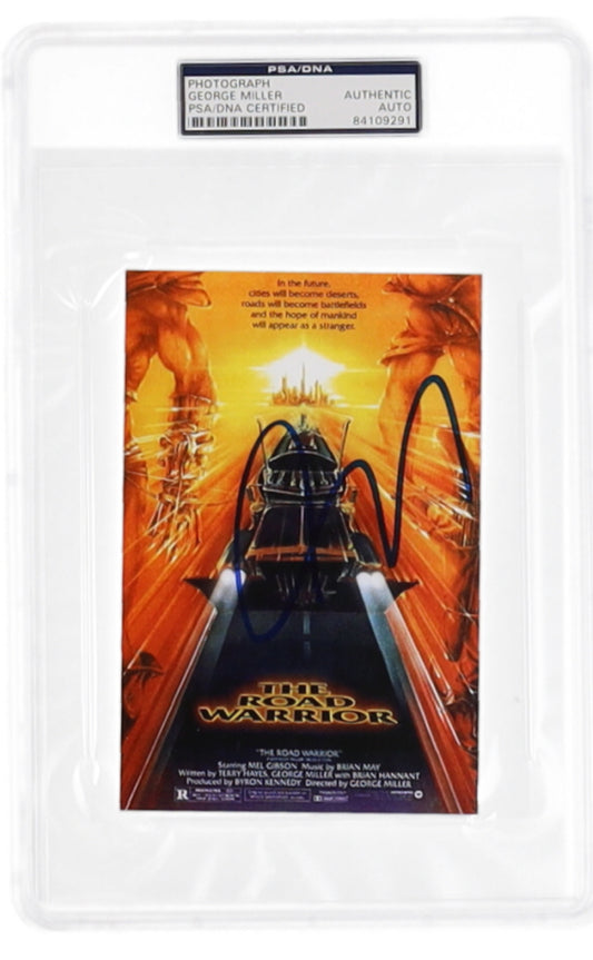 George Miller signed Mad Max The Road Warrior FansFirst