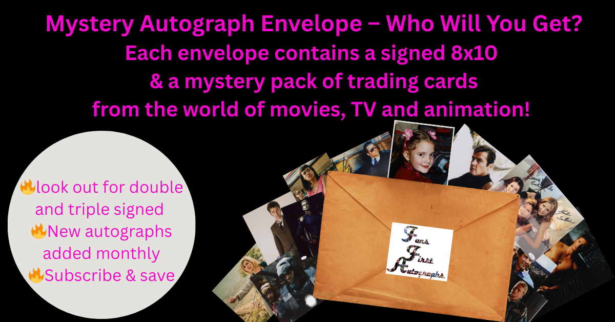 8x10 Pop Culture Autograph Mystery Envelope Mystery Envelope
