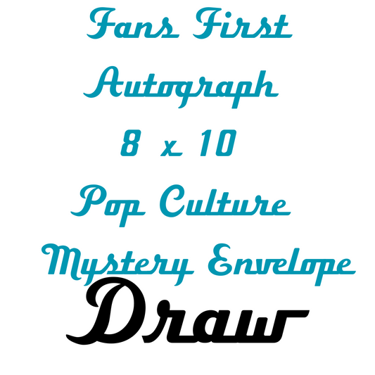 Pop Culture Autograph Mystery Envelope Draw Mystery Envelope
