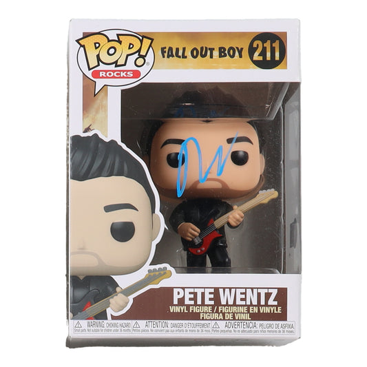 Pete Wentz Signed "Fall Out Boy" Funko Pop! Vinyl Fall Out Boy