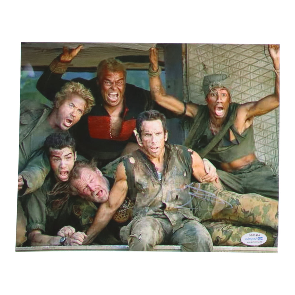 Ben Stiller Signed "Tropic Thunder" 8x10 Tropic Thunder