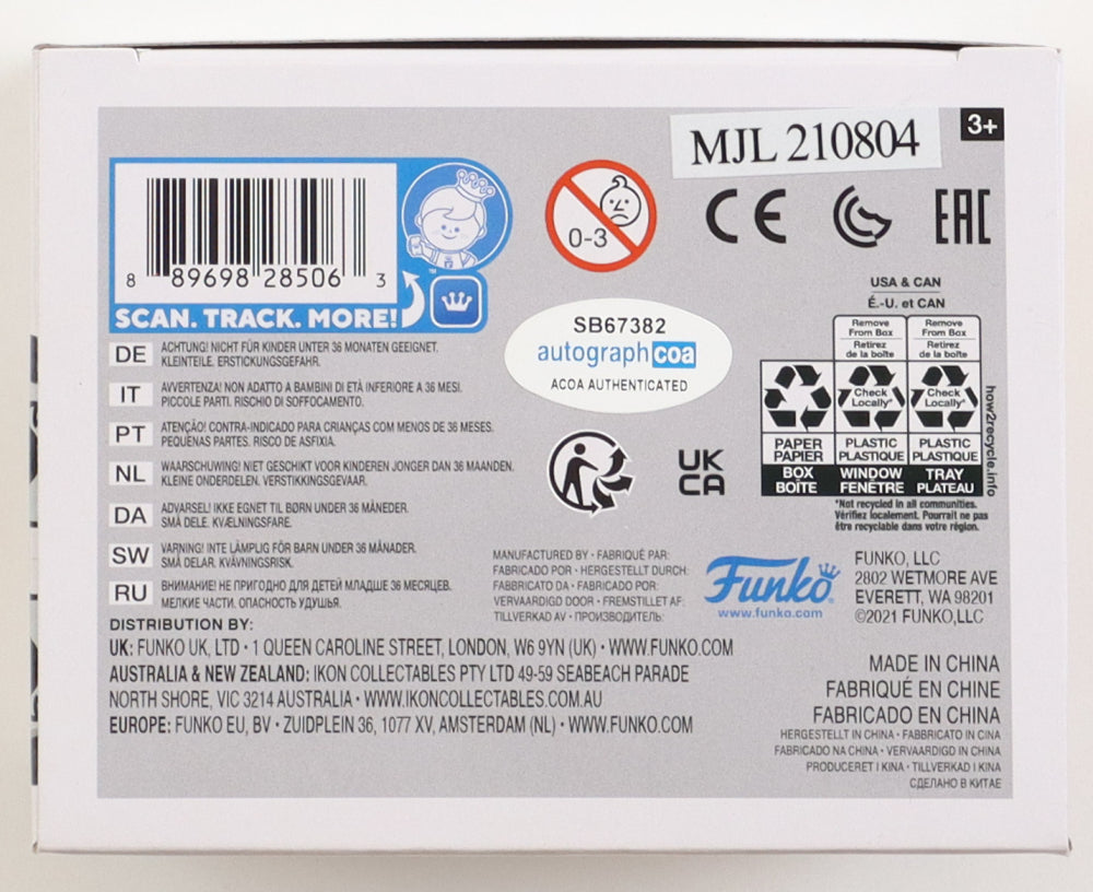 Ace Frehley Signed Kiss Funko Pop The Spaceman #123 KISS