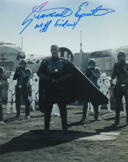 Giancarlo Esposito Signed Star Wars The Mandalorian 11x14 Star Wars