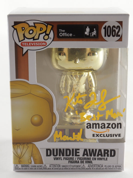 Kate Flannery Signed The Office" Funko Pop! Vinyl #1062 Dundie Award The Office