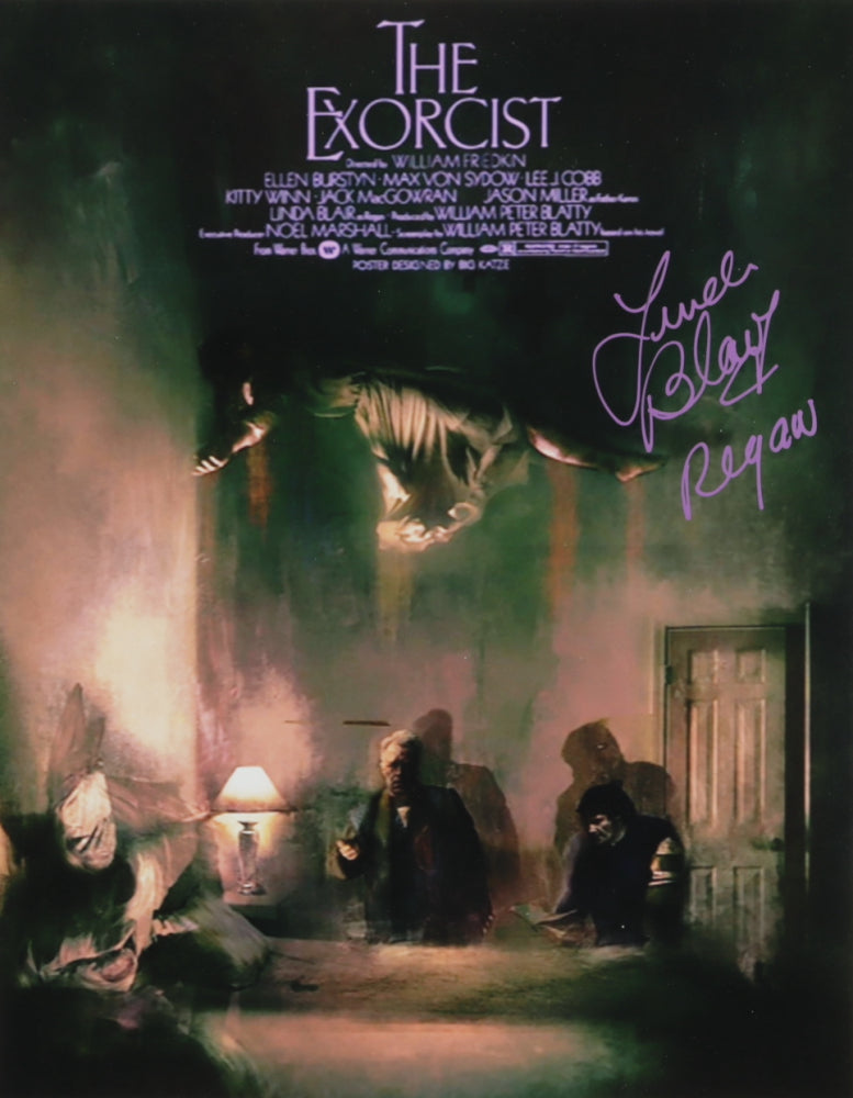 Linda Blair Autograph cheapest Signed THE EXORCIST 11x14 Movie Poster Framed Display