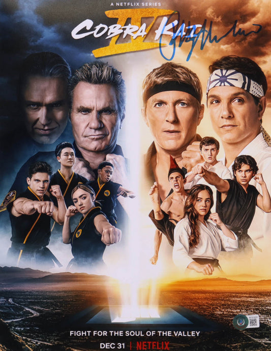 Cobra Kai / Karate Kid 11x14 poster signed by Ralph Macchio The Karate Kid