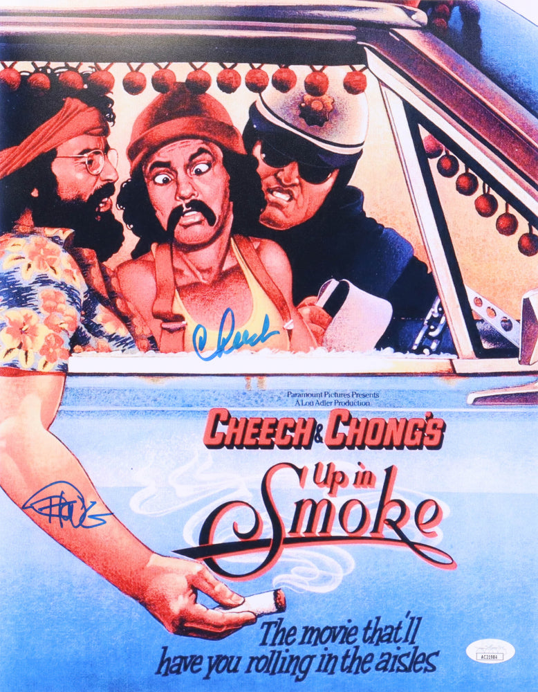 Cheech & Chong signed Up In Smoke Movie Poster Cheech & Chong