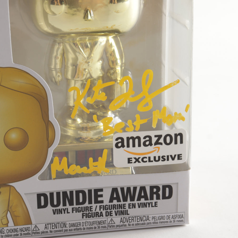 Kate Flannery Signed The Office" Funko Pop! Vinyl #1062 Dundie Award The Office