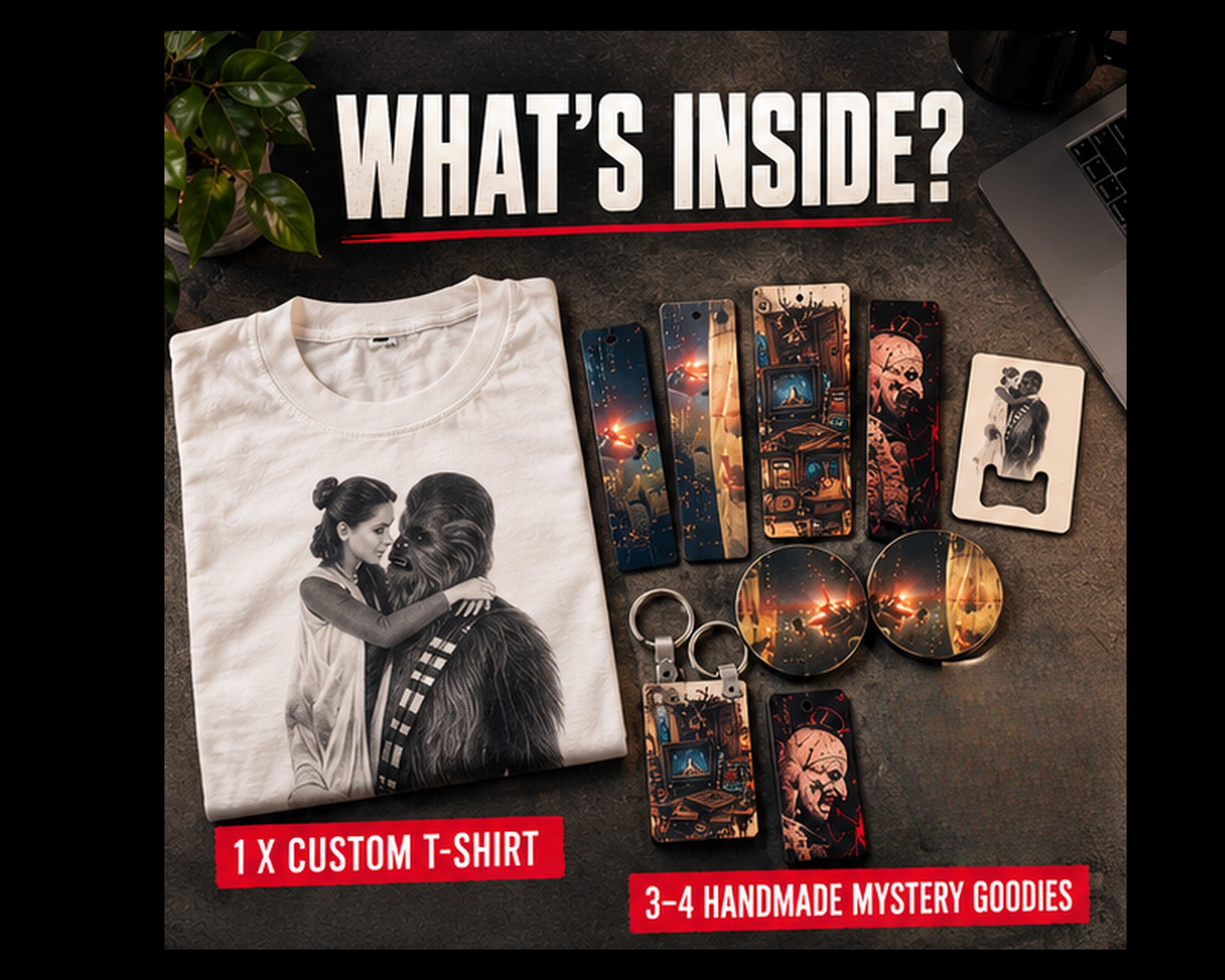 Custom T-Shirt Pop Culture Mystery Box FansFirst