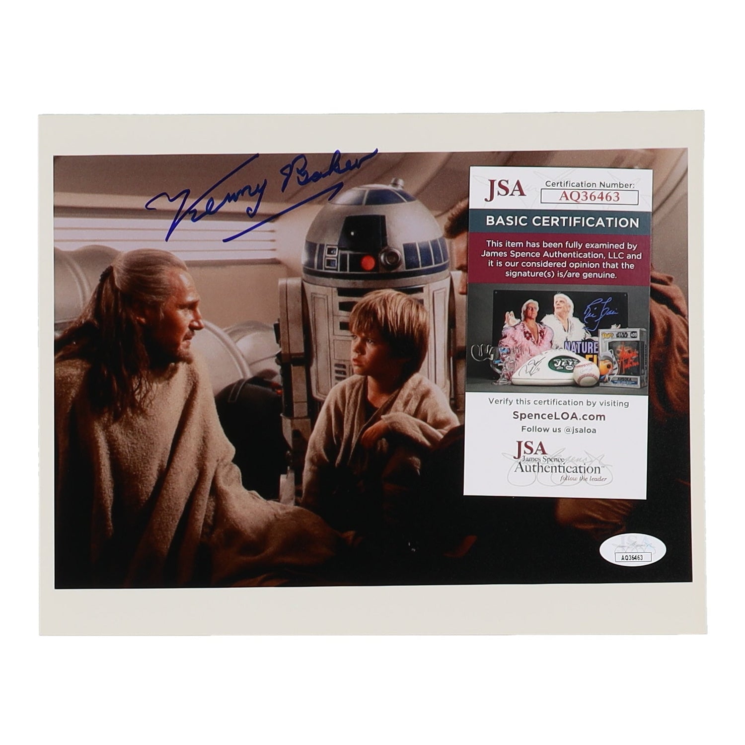 Kenny Baker Signed "Star Wars" Star Wars