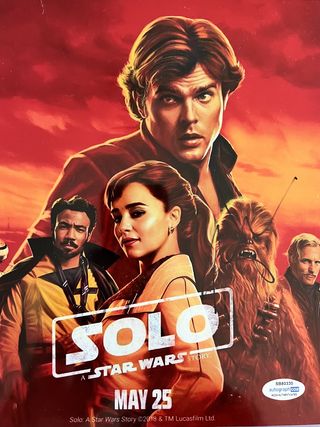 Alden Ehrenreich signed Solo A Star Wars Story Star Wars