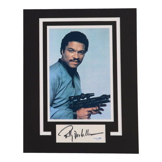 Billy Dee Williams Signed "Star Wars" 11x14 Custom Matted Cut Display (ACOA) FansFirst