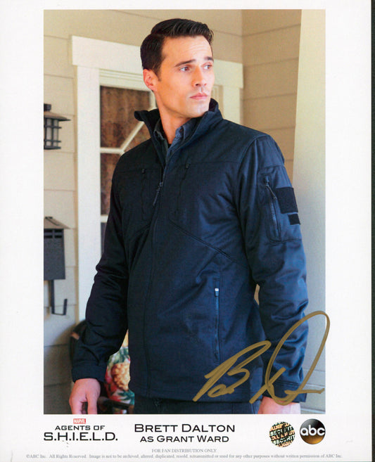 Brett Dalton Signed Marvel Agents of SHIELD Marvel