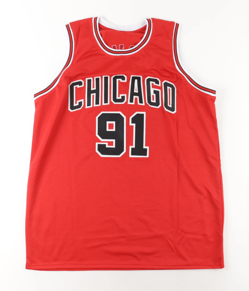 Dennis Rodman signed Chicago Bulls Jersey Chicago Bulls