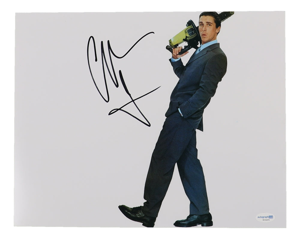 Christian Bale Signed American Psycho American Psycho