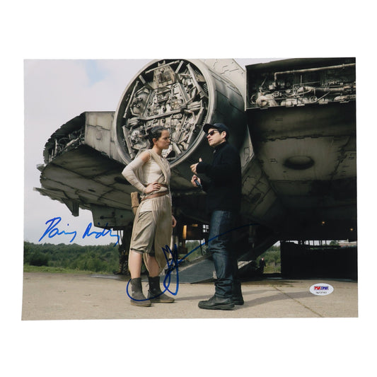 Daisy Ridley & J.J. Abrams Signed "Star Wars: The Force Awakens" Star Wars