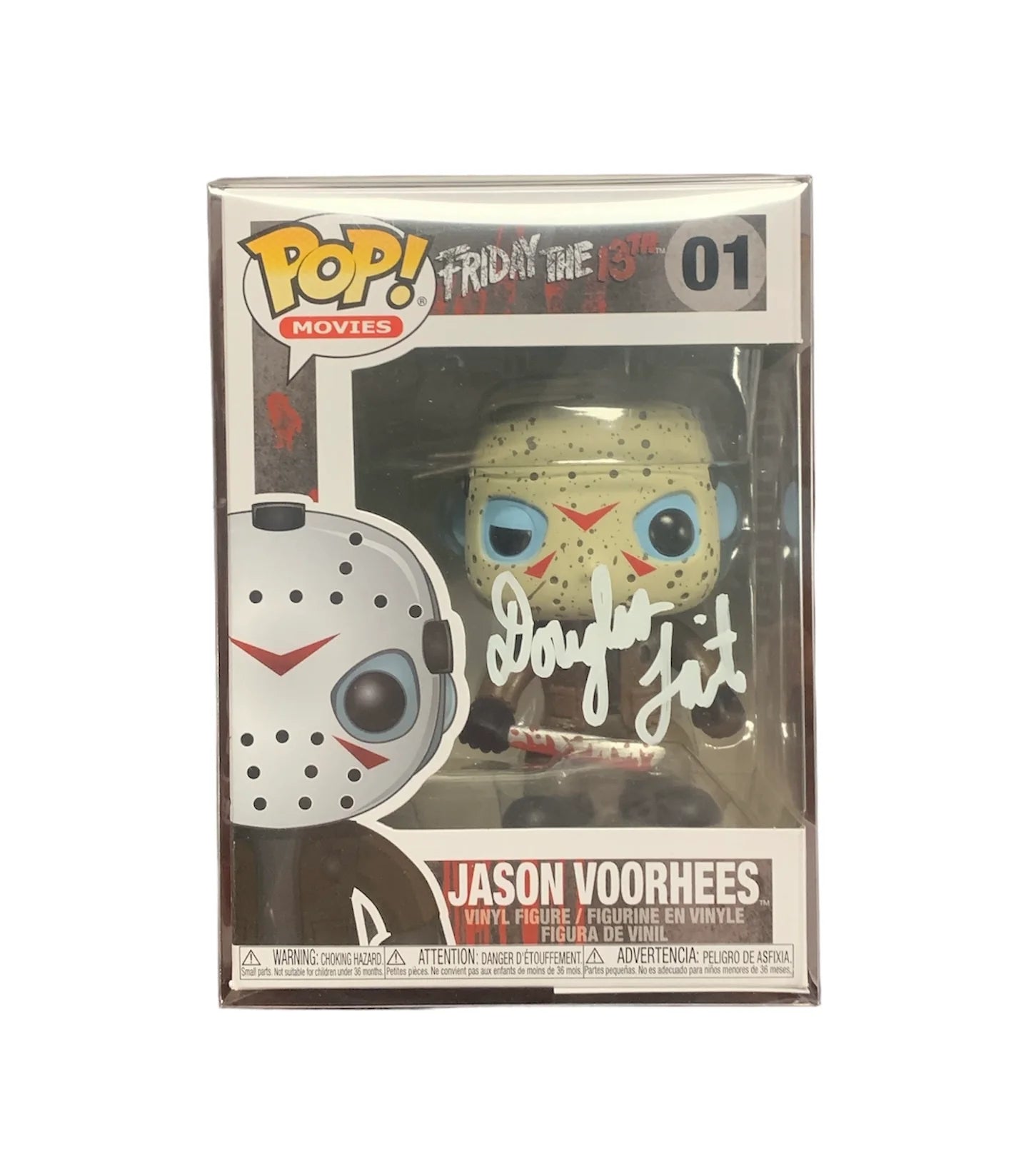 Douglas Tait signed Friday the 13th Funko Pop Vinyl Friday the 13th