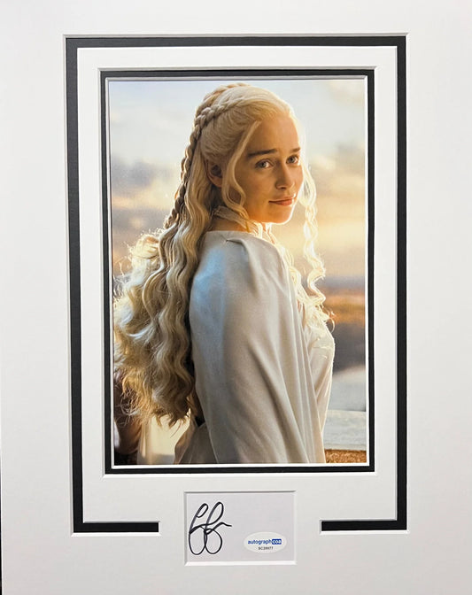 Emilia Clarke Signed Game of Thrones Game Of Thrones