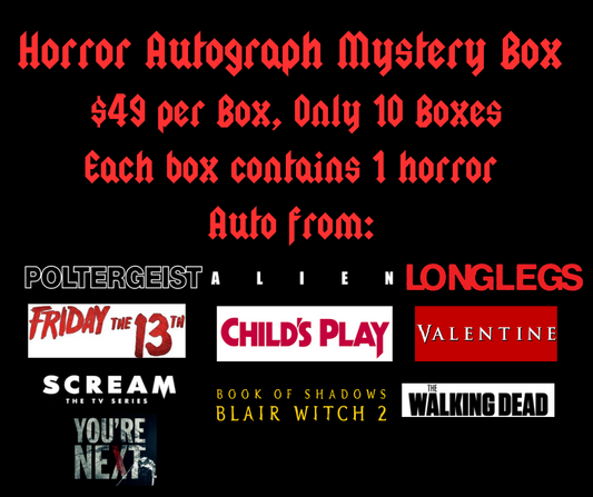 Live Break Mystery Box Horror / Wrestling Mystery Box