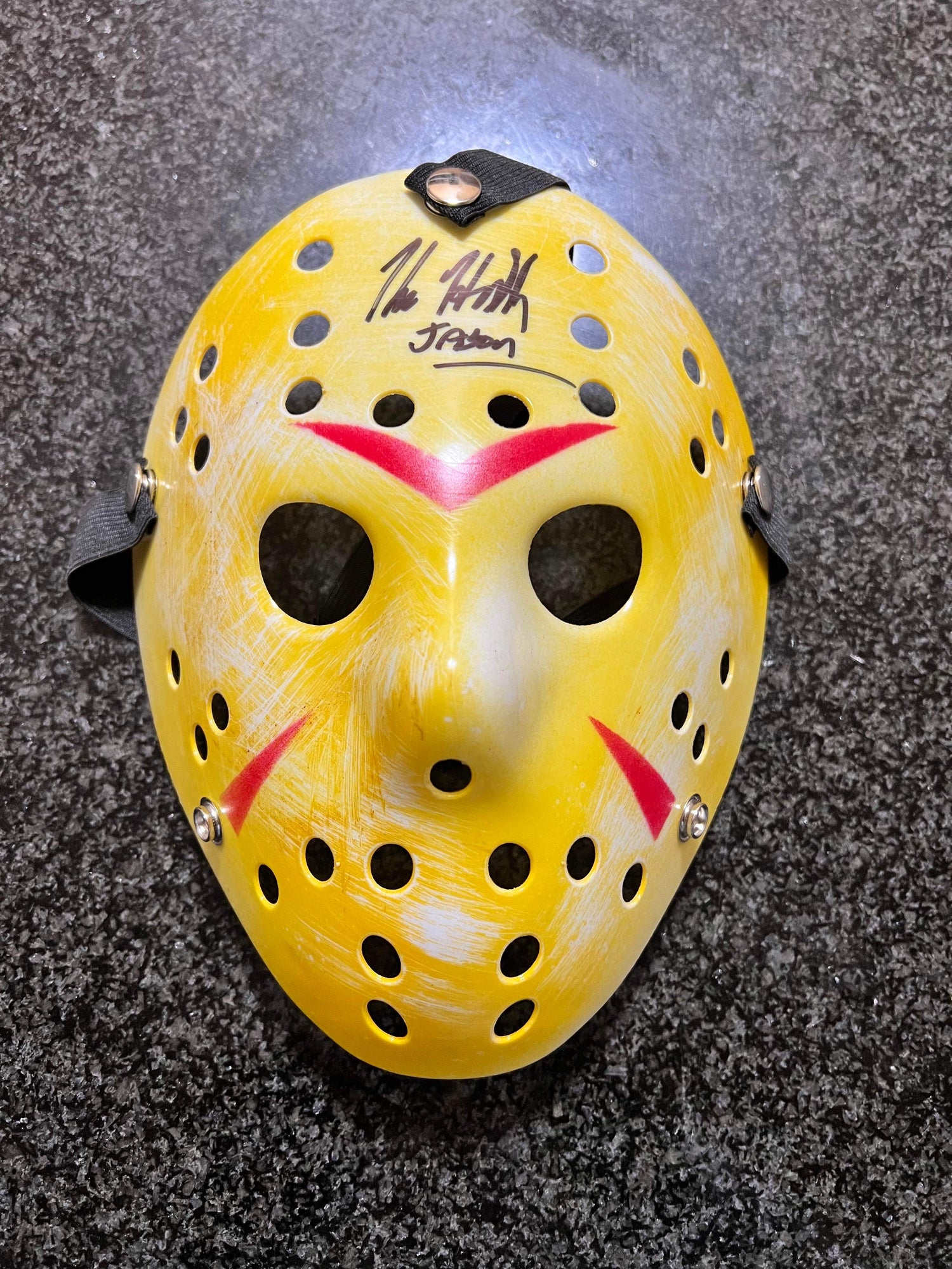 Friday The 13th Mask signed by Kane Hooder-2 Friday the 13th