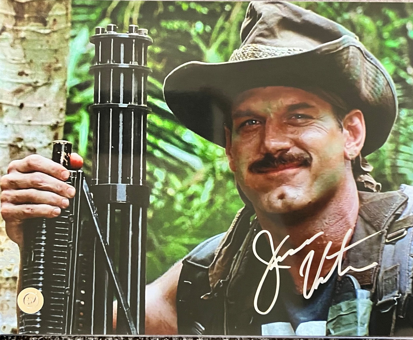 Jesse Ventura signed Predator - 2 Predator