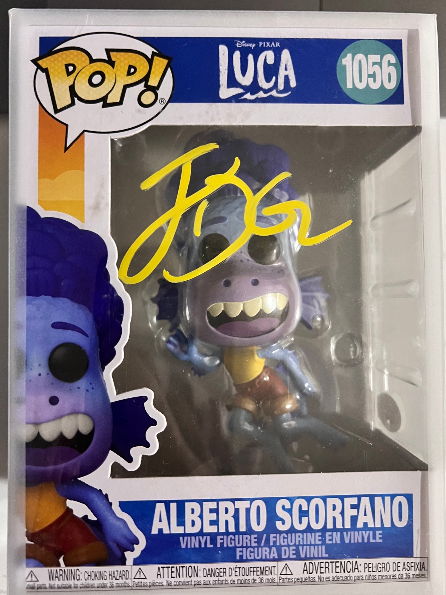 Jack Dylan Grazer signed Luca Funko Pop Luca