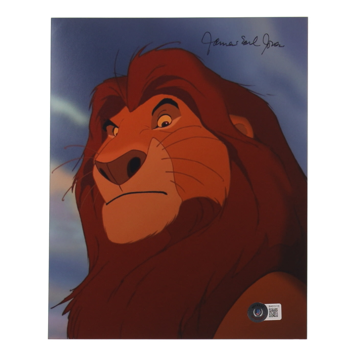 James Earl Jones Signed "The Lion King" Star Wars
