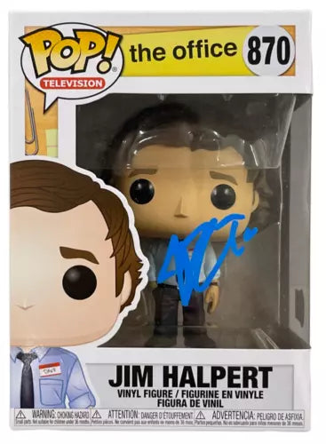 John Krasinski Signed The Office Funko Pop The Office