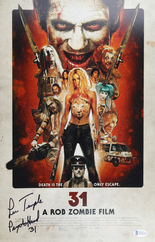 Lew Temple Signed Rob Zombie's 31 Rob Zombie