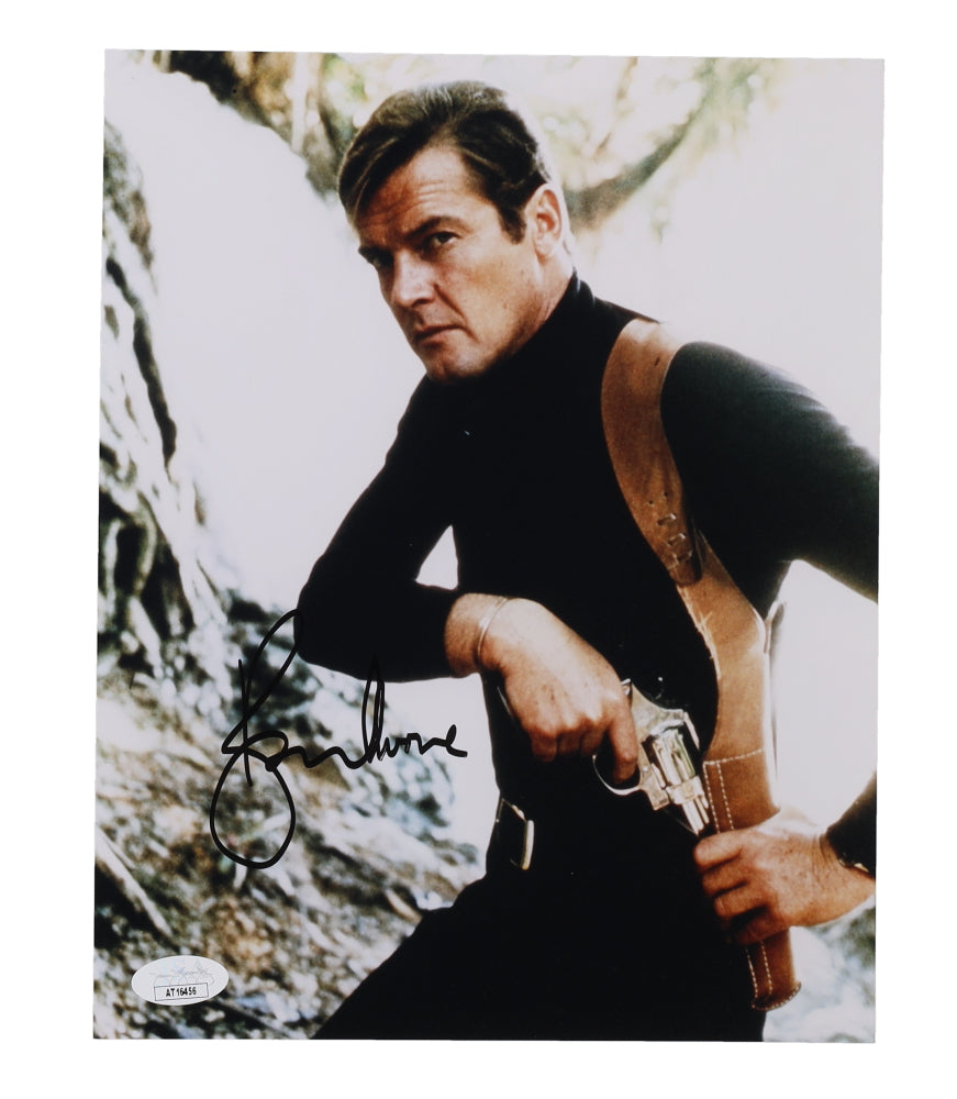 Roger Moore Signed James Bond 007 007