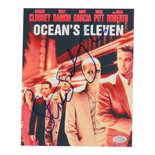 Steven Soderbergh Signed "Ocean's Eleven" 8x10 poster Oceans's Eleven