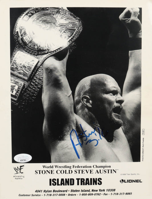 Stone Cold Steve Austin Signed WWE WWE