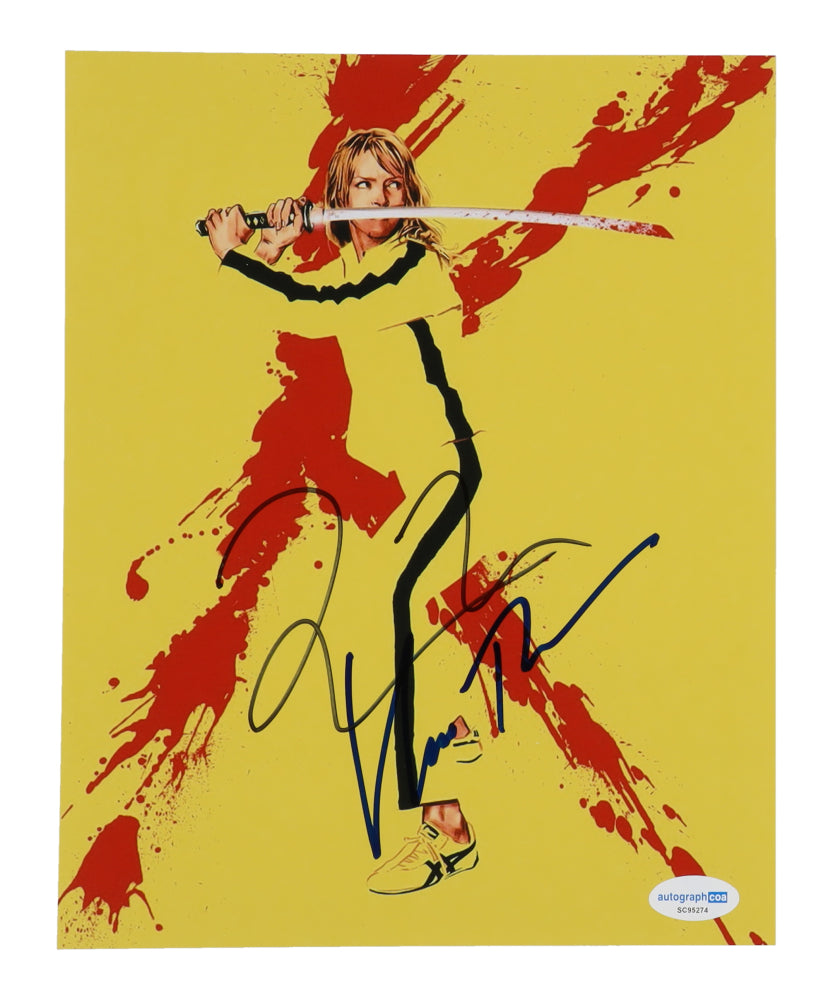 Uma Thurman & Quentin Tarantino Signed Kill Bil Kill Bill