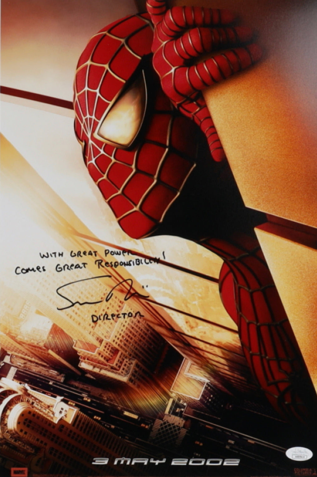 Sam Raimi Signed "Spider-Man" FansFirst 