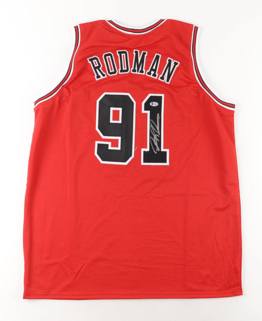 Dennis Rodman signed Chicago Bulls Jersey Chicago Bulls