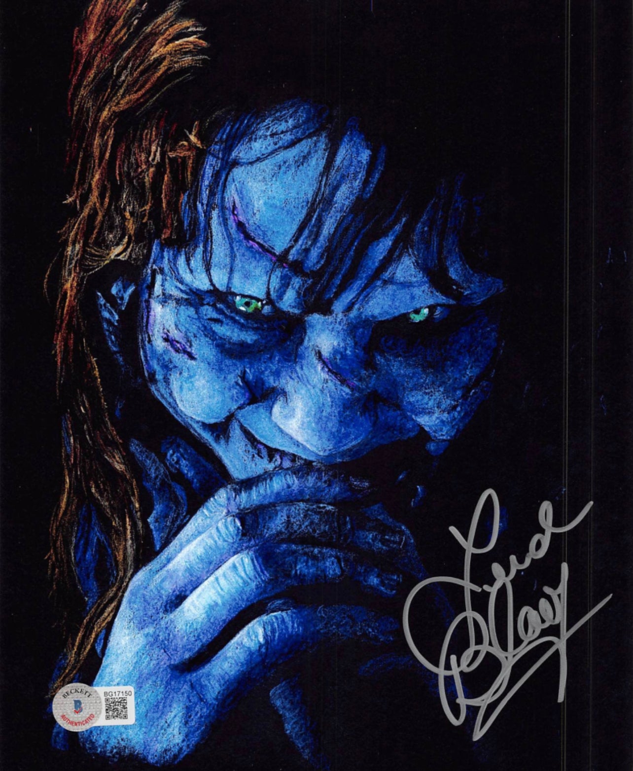 The Exorcist Linda  Blair signed 8x10 The Exorcist