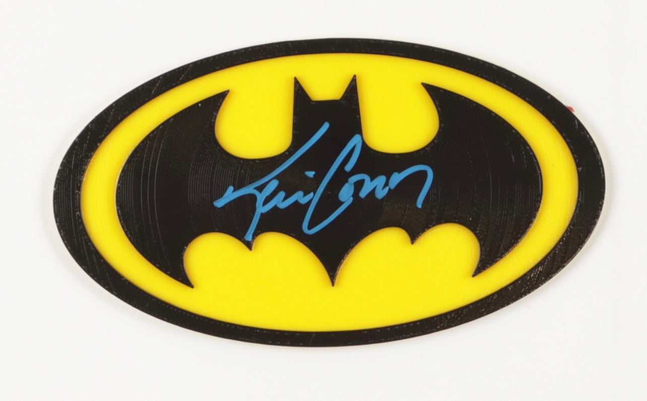 Batman Logo signed by Kevin Conroy DC