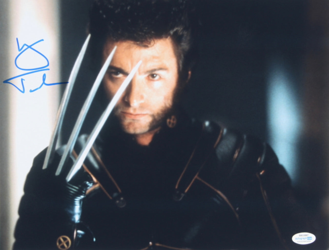 X-Men Wolverine singed Hugh Jackman Marvel