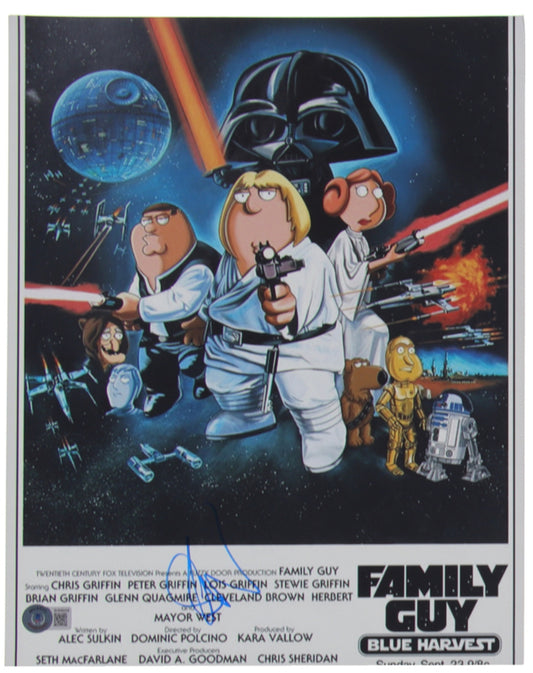 Seth Green signed 11x14 Blue Harvest Poster Star Wars