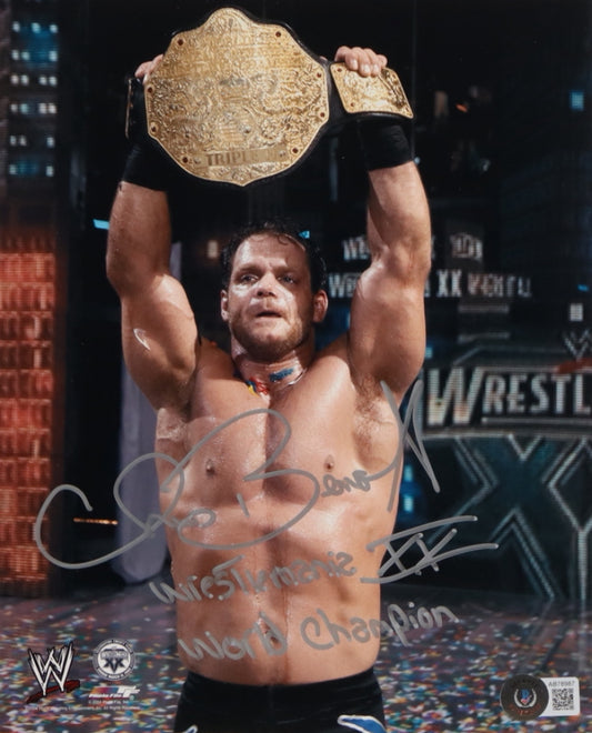 Chris Benoit signed 8x10 WWE WWE