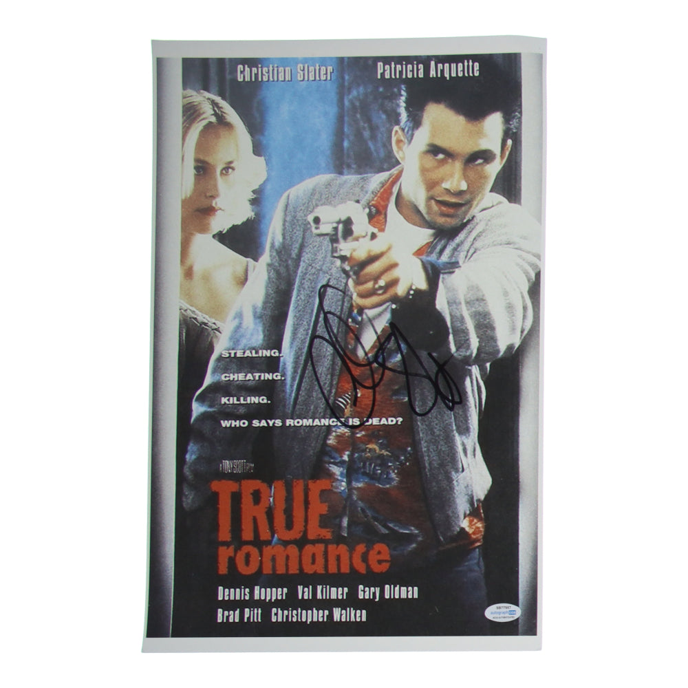 Christian Slater Signed "True Romance" 11x17 True Romance