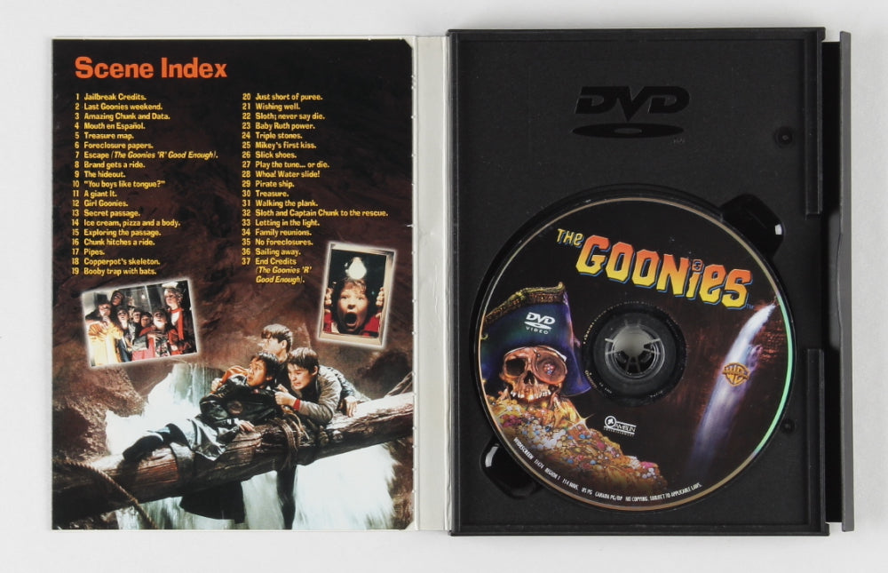 The Goonies Signed DVD The Goonies