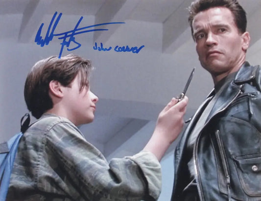 Edward Furlong Signed Terminator 2 Judgement Day 11x14 - FansFirst