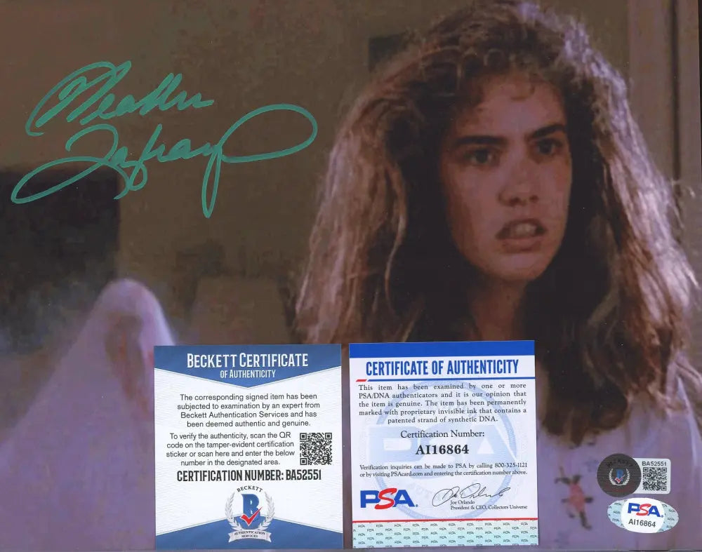 Heather Langenkamp, signed 8x10, A Nightmare on Elm St - FansFirst