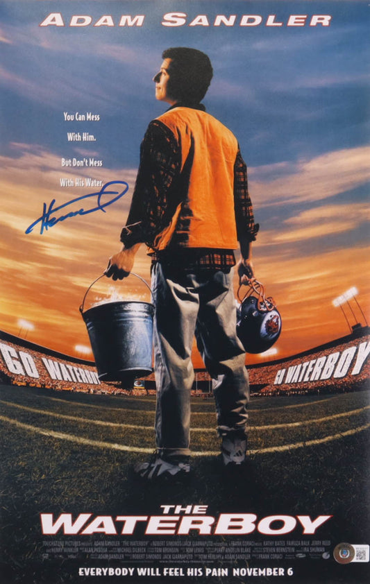 The Waterboy 11x17 poster signed by Henry Winkler The Waterboy