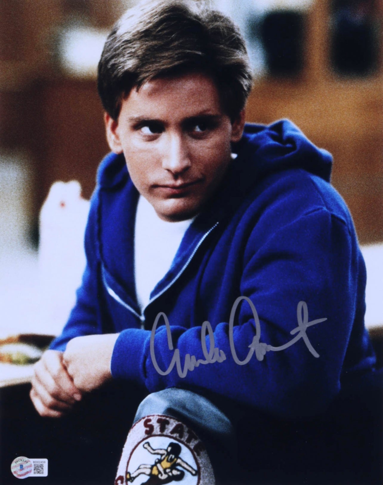 The Breakfast Club - signed by Emilo Estevez The Breakfast Club