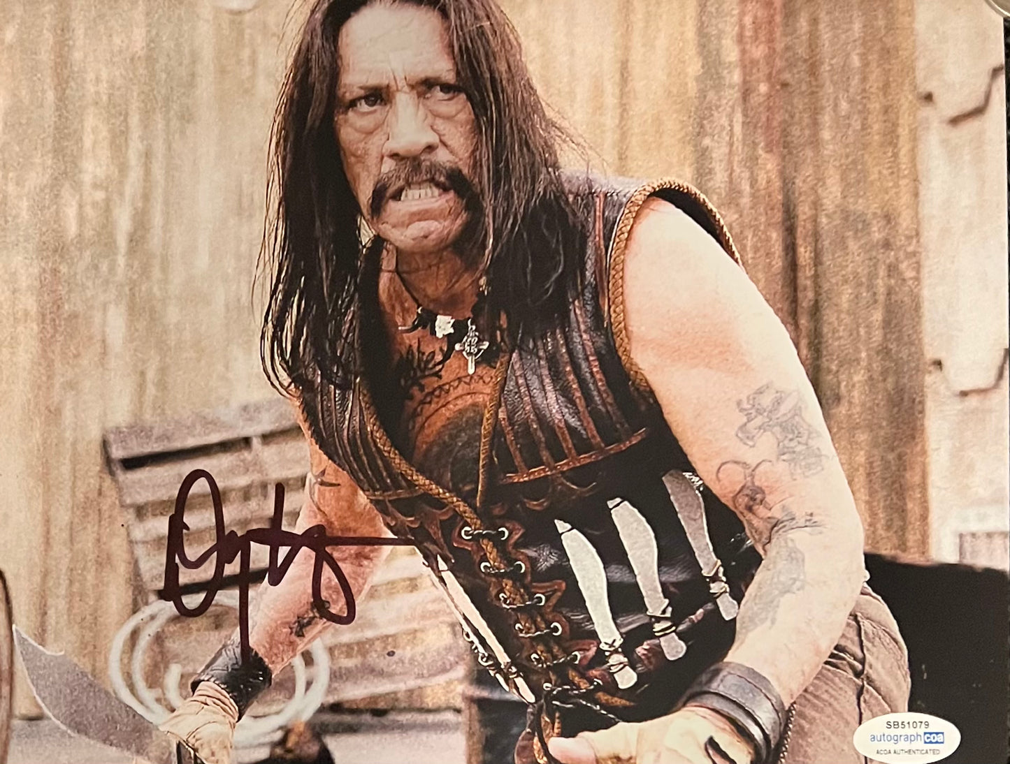 Machete 8x10 signed by Danny Trejo Danny Trejo