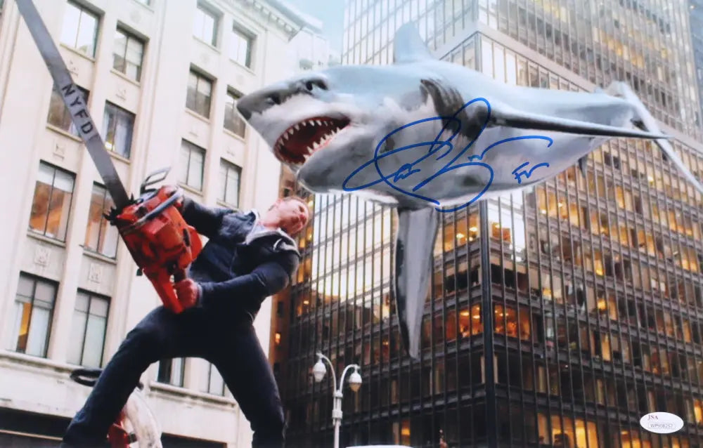 Ian Ziering Signed Sharknado 11x17 - FansFirst