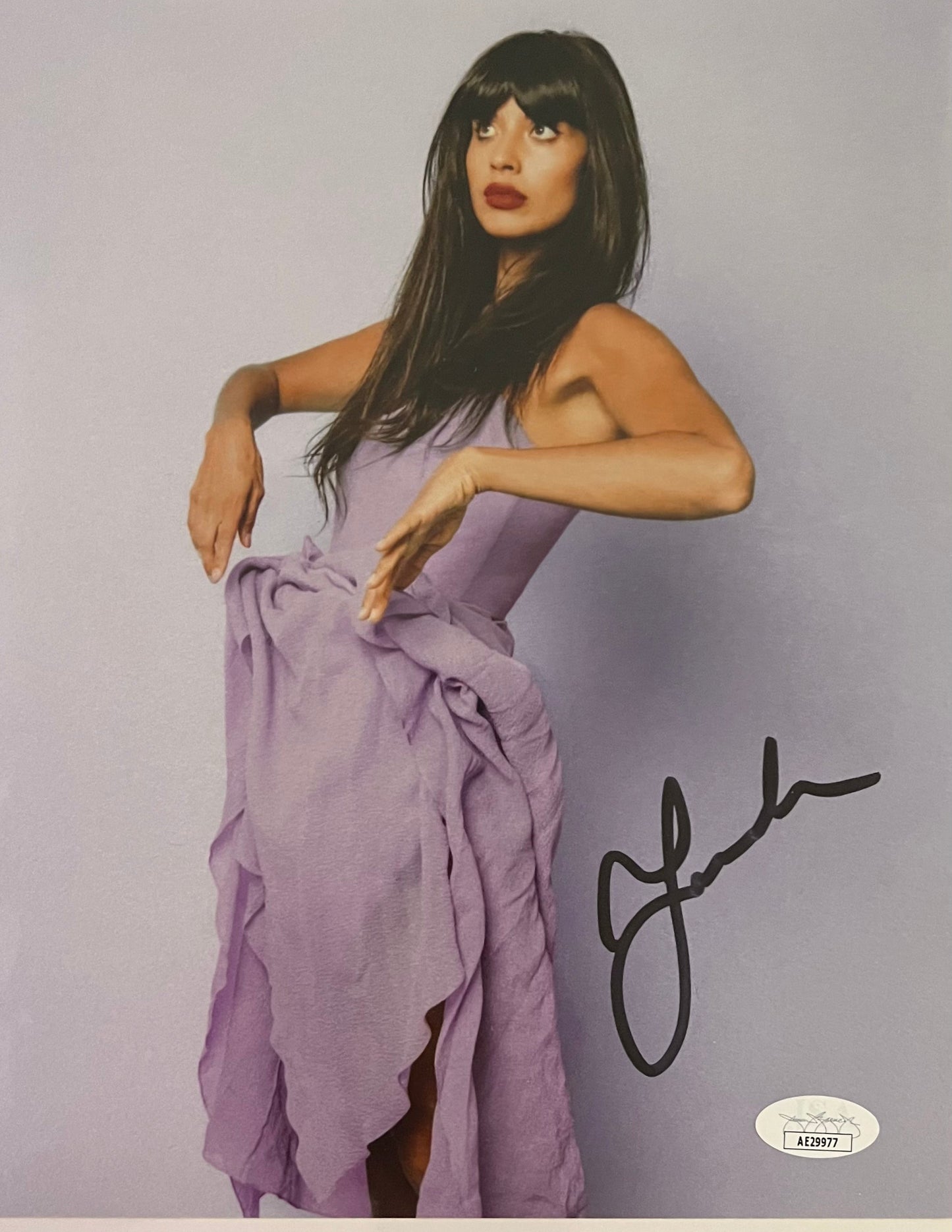 Jameela Jamil signed 8x10 The Good Place The Good Place