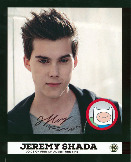 Adventure Time - 8x10 image signed by Jeremy Shada Adventure Time